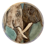 Robyn Sheldon Elephants in circle
