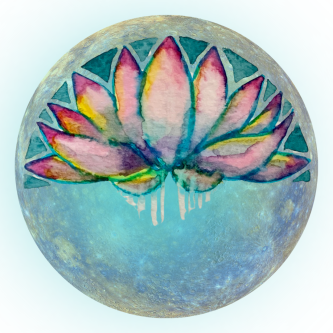 Robyn Sheldon Lotus in circle